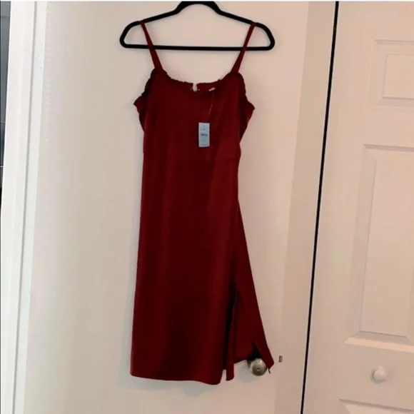 Loft strappy satin dress - Picture 2 of 5